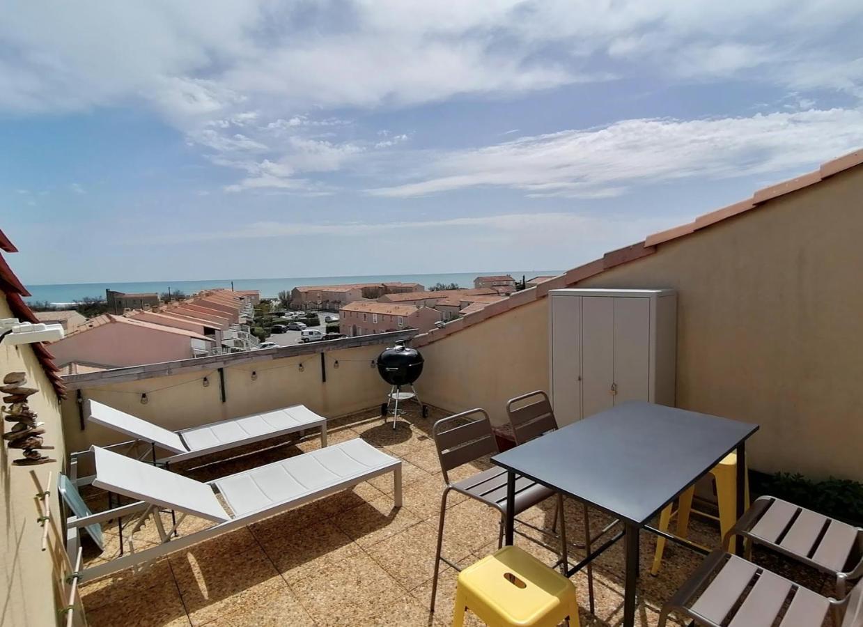 Duplex Terrasse Vue Mer Acces Plage Et Piscine... Frontignan Zewnętrze zdjęcie