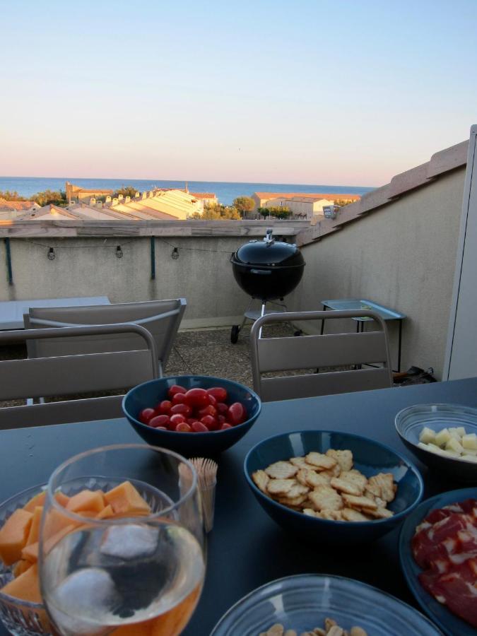 Duplex Terrasse Vue Mer Acces Plage Et Piscine... Frontignan Zewnętrze zdjęcie